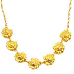 Aurora Caracola Choker Dorado