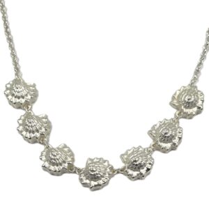 Aurora Caracola Choker Plateado