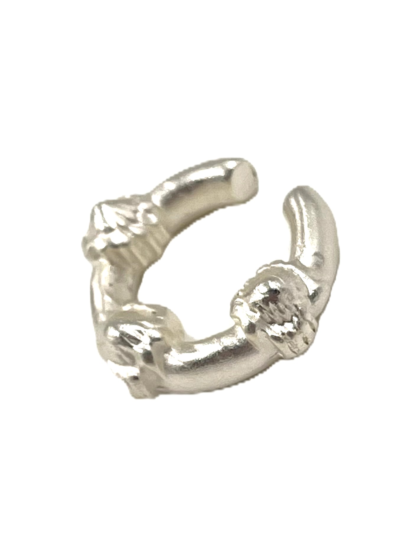 Aurora Caracola Earcuff Plateado