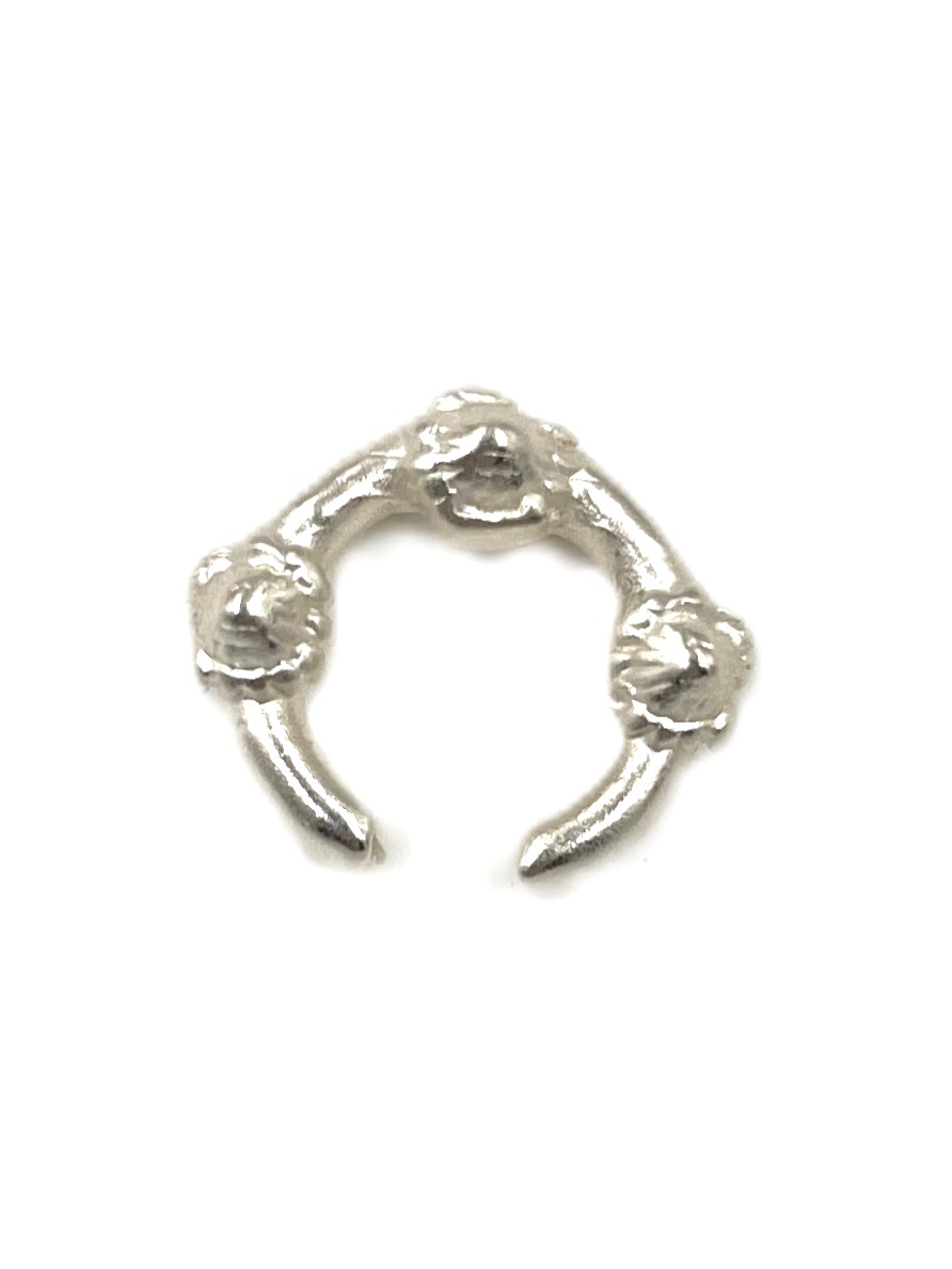 Aurora Caracola Earcuff Plateado