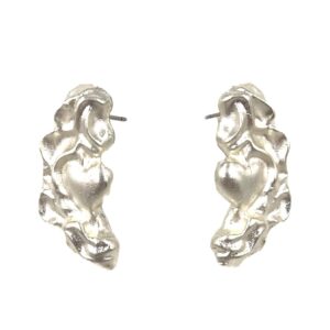 Ecos de Arena Aretes Plateados