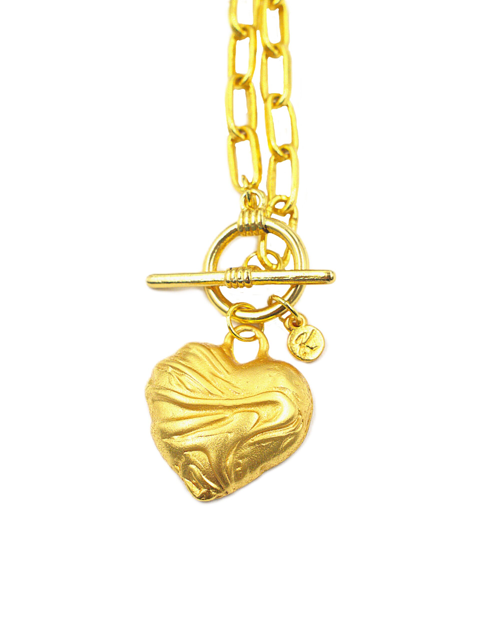 Talisma Collar Dorado (Broche al Frente) Talisma Collar Dorado (Broche al Frente)